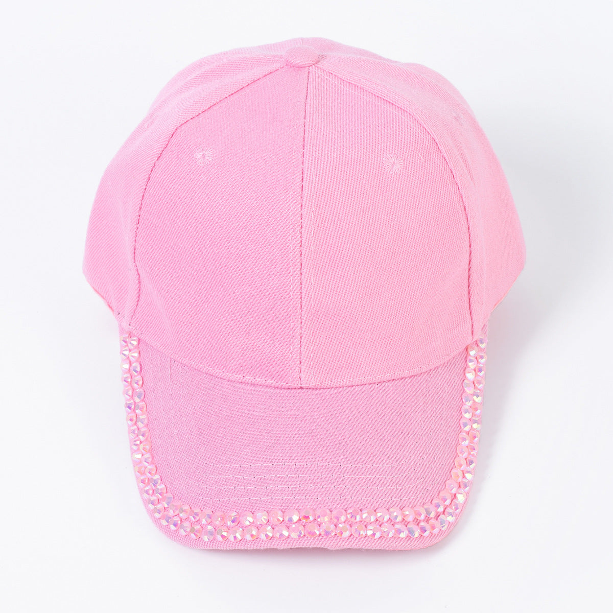 Wholesale Women's Cotton Diamond Water Diamond Baseball Caps